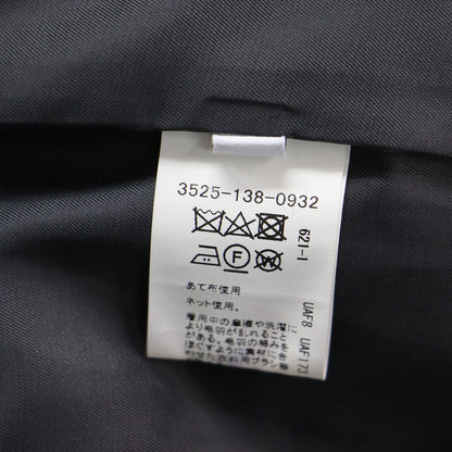 セントデールウール ノーカラー コート / SENTDALE WOOL ドロップショルダー 長袖 ボタンダウン バックスリット