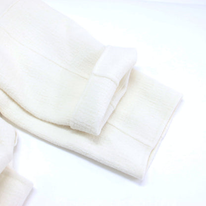 ウール チェスターコート / ガウン 長袖 ロング丈 ワイド ボタンレス ドロップショルダー