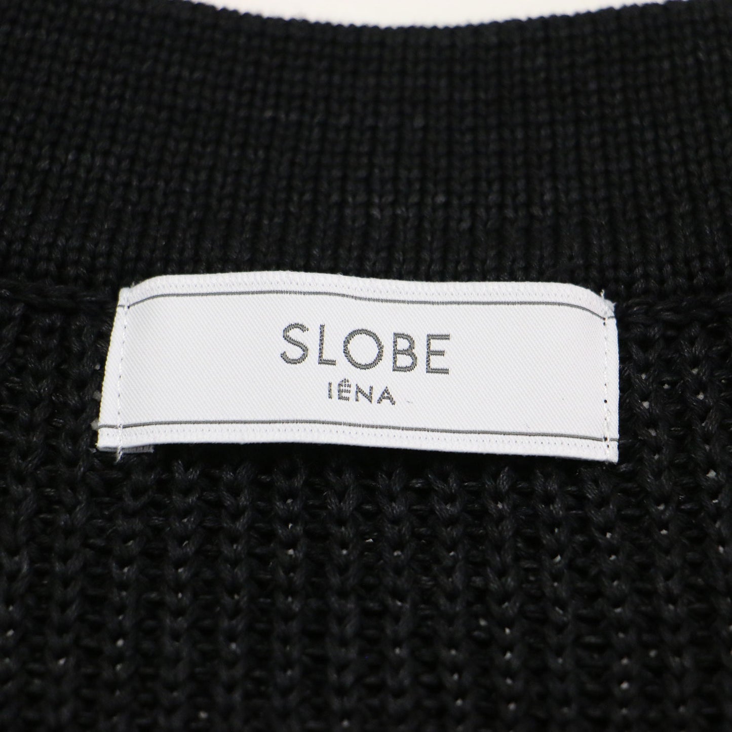 25春夏 畦編み ニット ジレ / ベスト Vネック ローゲージ コットン