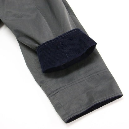 25秋冬 ハンティングジャケット / ミリタリージャケット 長袖 セーラーカラー ショート丈 ワイド コーデュロイ