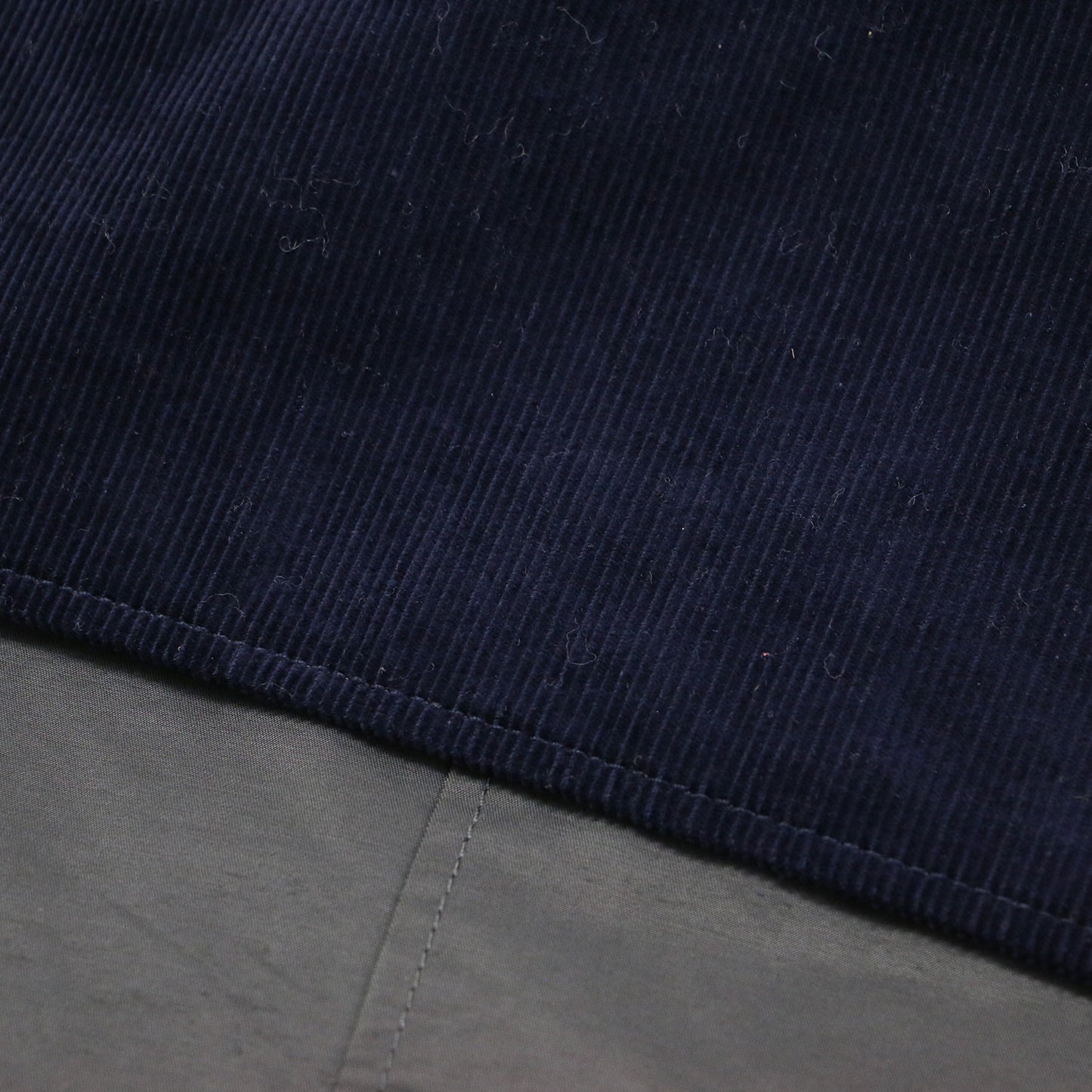 25秋冬 ハンティングジャケット / ミリタリージャケット 長袖 セーラーカラー ショート丈 ワイド コーデュロイ