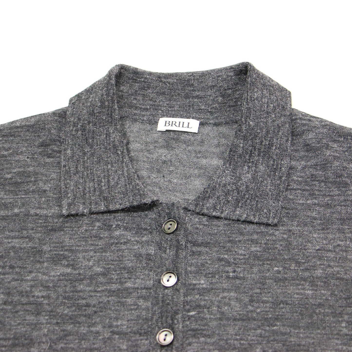 24秋冬 シアー ポロ ロングプルオーバー / チュニック 長袖 ストレート ウール