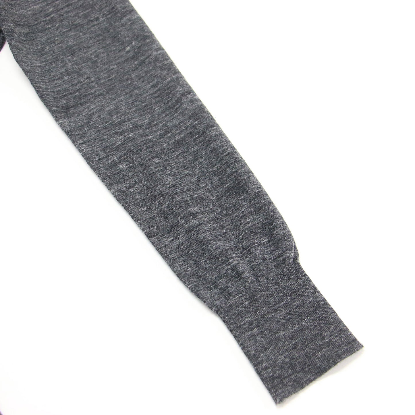 24秋冬 シアー ポロ ロングプルオーバー / チュニック 長袖 ストレート ウール