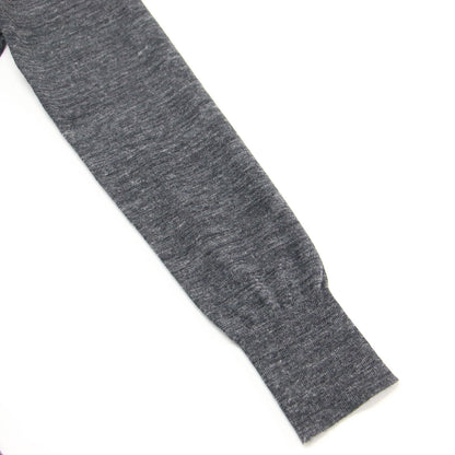 24秋冬 シアー ポロ ロングプルオーバー / チュニック 長袖 ストレート ウール