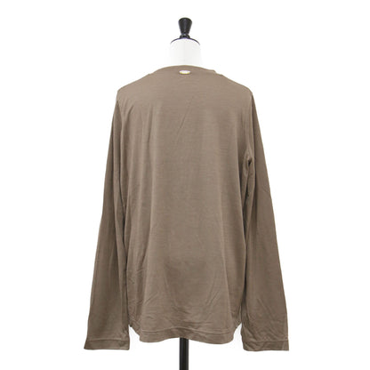 24秋冬 ロングスリーブ Tシャツ / Primewool jersey カットソー クルーネック ウール