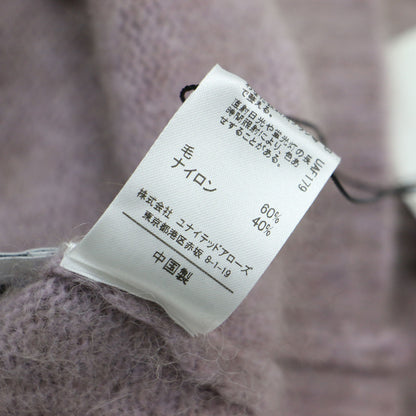 23秋冬 フラッフィー Vネック 2WAY ニット カーディガン / プルオーバー ショート丈 クルーネック 長袖 パフスリーブ 金ボタン ウール