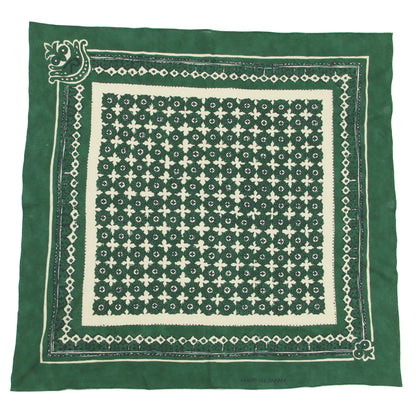 セルビッチの菱の実 バンダナ / スカーフ 花柄 正方形 ロゴ