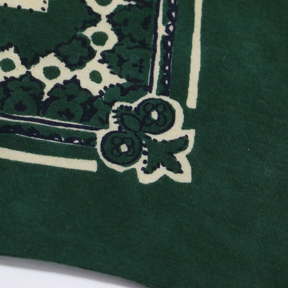 セルビッチの菱の実 バンダナ / スカーフ 花柄 正方形 ロゴ