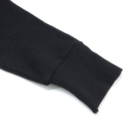 24秋冬 ニット コンビネーション ボートネック プルオーバー / カットソー 長袖 ドルマンスリーブ ラウンドヘム ワイド ウール