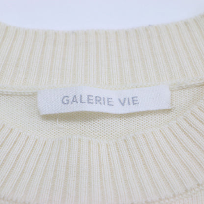 22秋冬 ウーステッドウール クルーネック プルオーバー / ニット 長袖 ミドル丈 ワイド ストレート ドロップショルダー