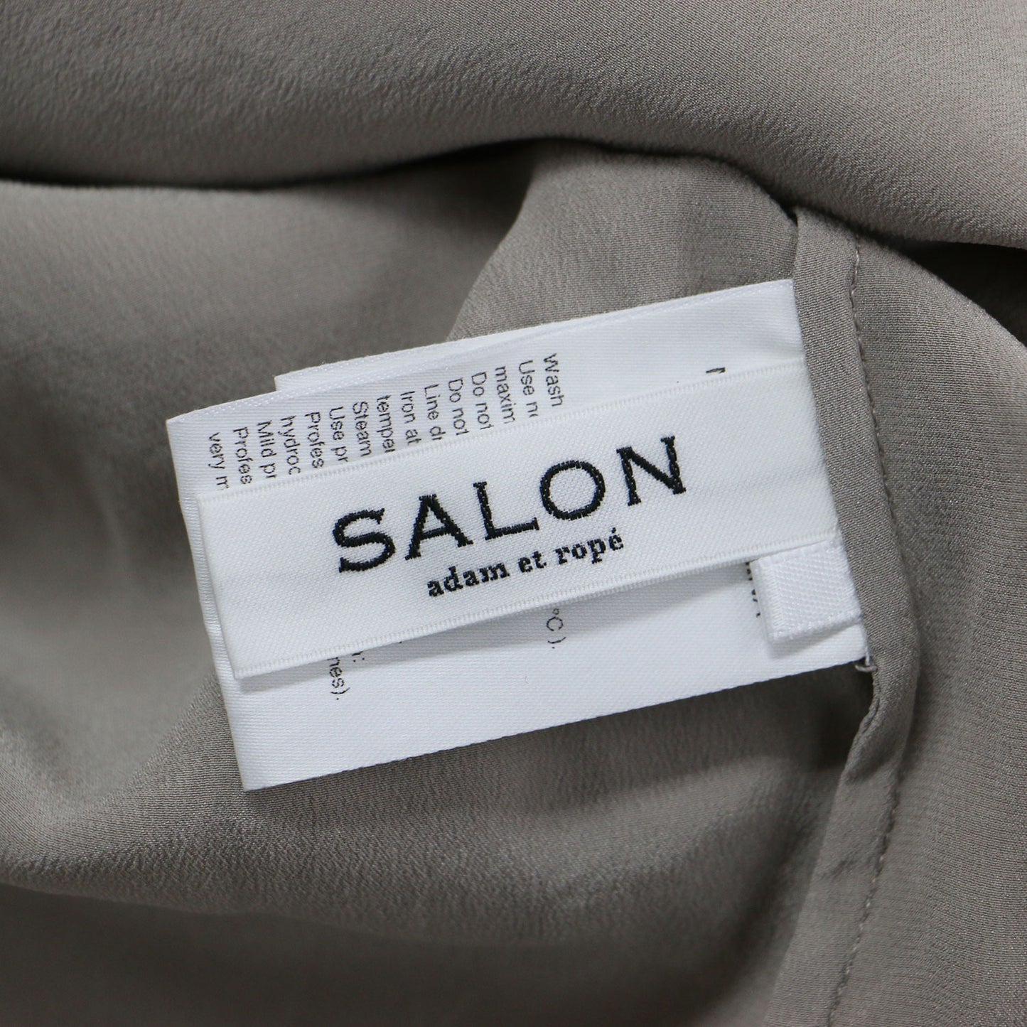 24秋冬 シルク ラウンドヘム Tブラウス / GENTLE SILK 長袖 クルーネック チュニック丈 サテン リボン ウォッシャブル