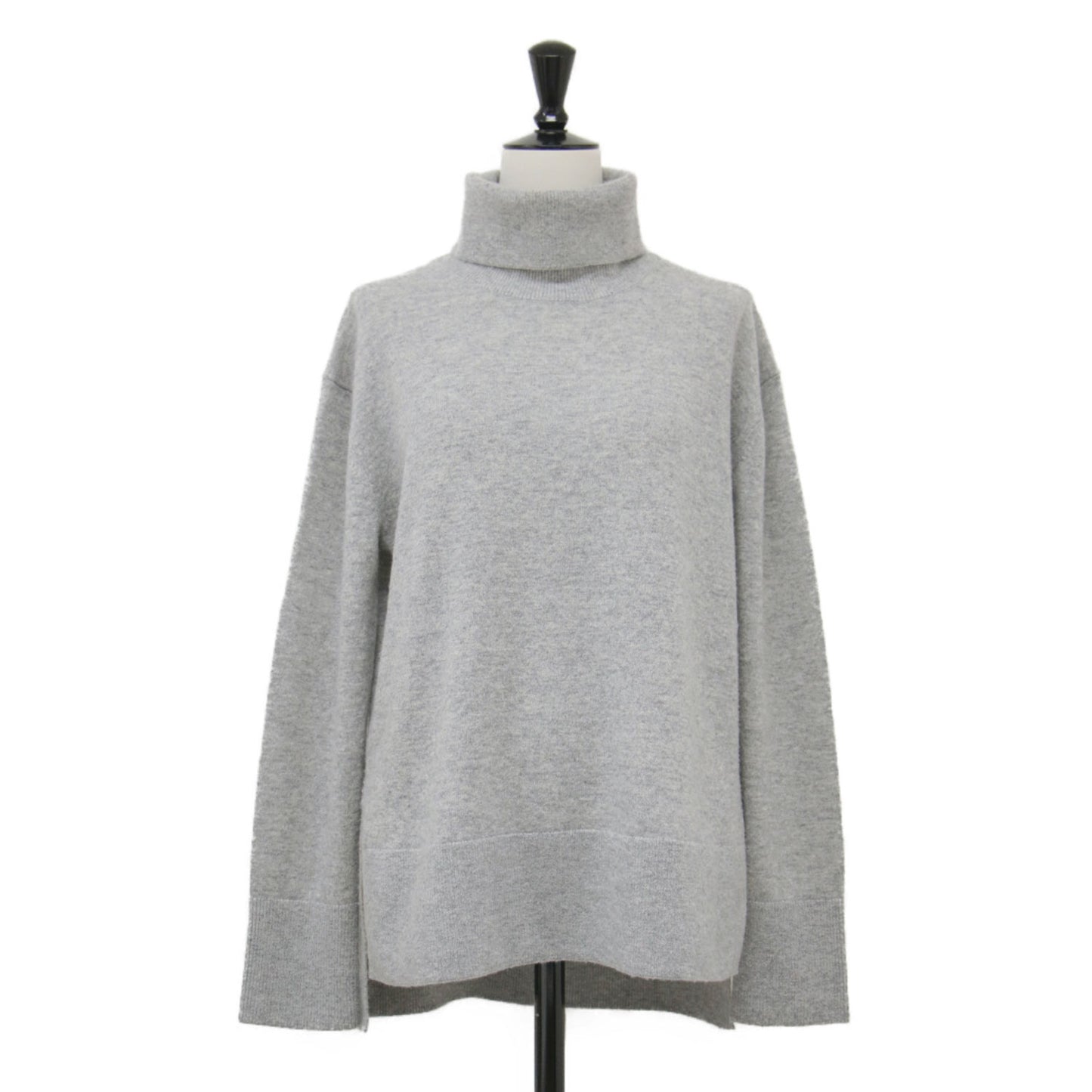 24秋冬 カシミヤ タートルネック プルオーバー / ESSENCE CA MAXX ニット 長袖 スリット ハイゲージ