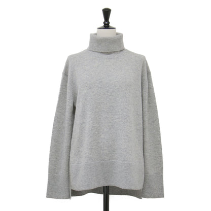 24秋冬 カシミヤ タートルネック プルオーバー / ESSENCE CA MAXX ニット 長袖 スリット ハイゲージ