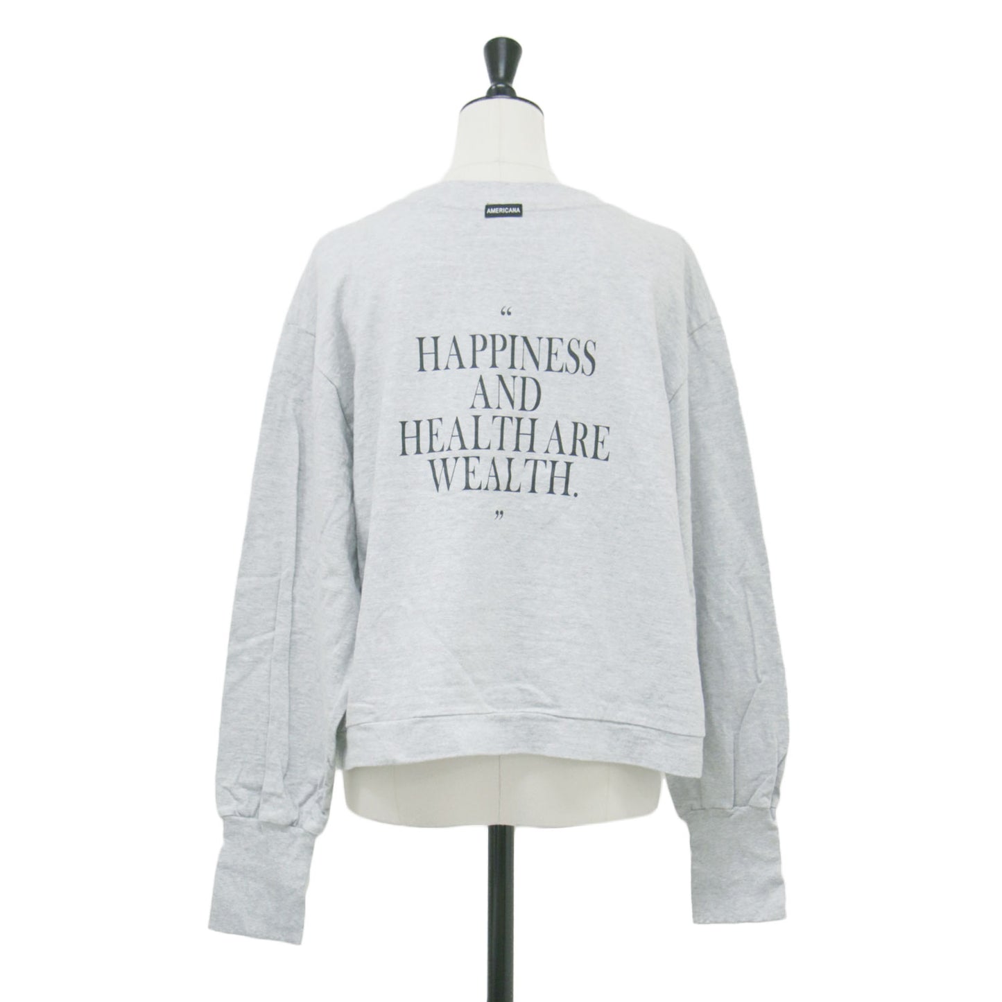 × BEAUTY&YOUTH 別注 24秋冬 グラフィックプリント ロングスリーブ Tシャツ / カットソー 長袖 クルーネック ショート丈