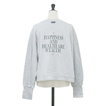 × BEAUTY&YOUTH 別注 24秋冬 グラフィックプリント ロングスリーブ Tシャツ / カットソー 長袖 クルーネック ショート丈