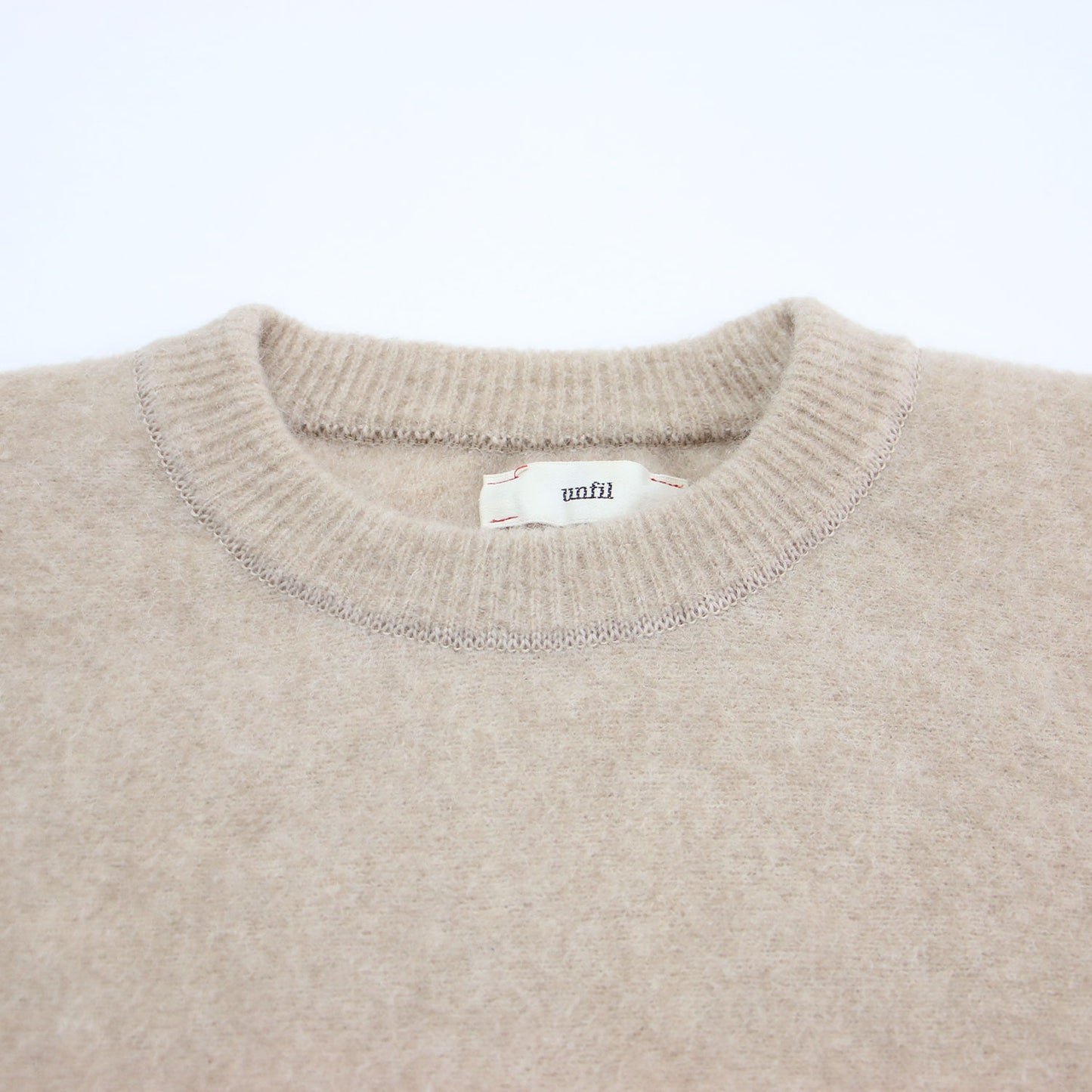 22秋冬 ストレッチ スーパーキッド モヘアセーター / stretch superkid mohair sweater ニット クルーネック 長袖 ワイド ウール