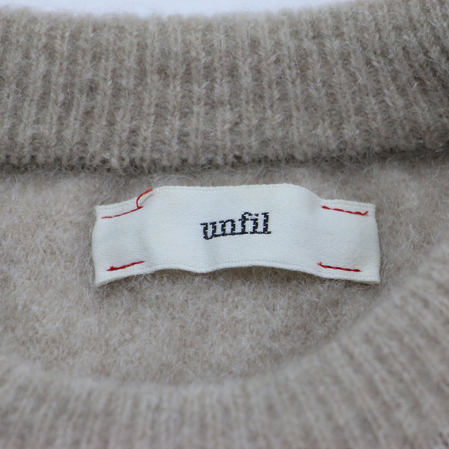 22秋冬 ストレッチ スーパーキッド モヘアセーター / stretch superkid mohair sweater ニット クルーネック 長袖 ワイド ウール