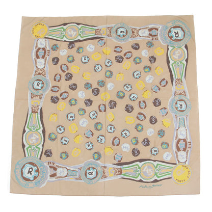 ロゴ プリント 大判 スカーフ / バンダナ 風呂敷