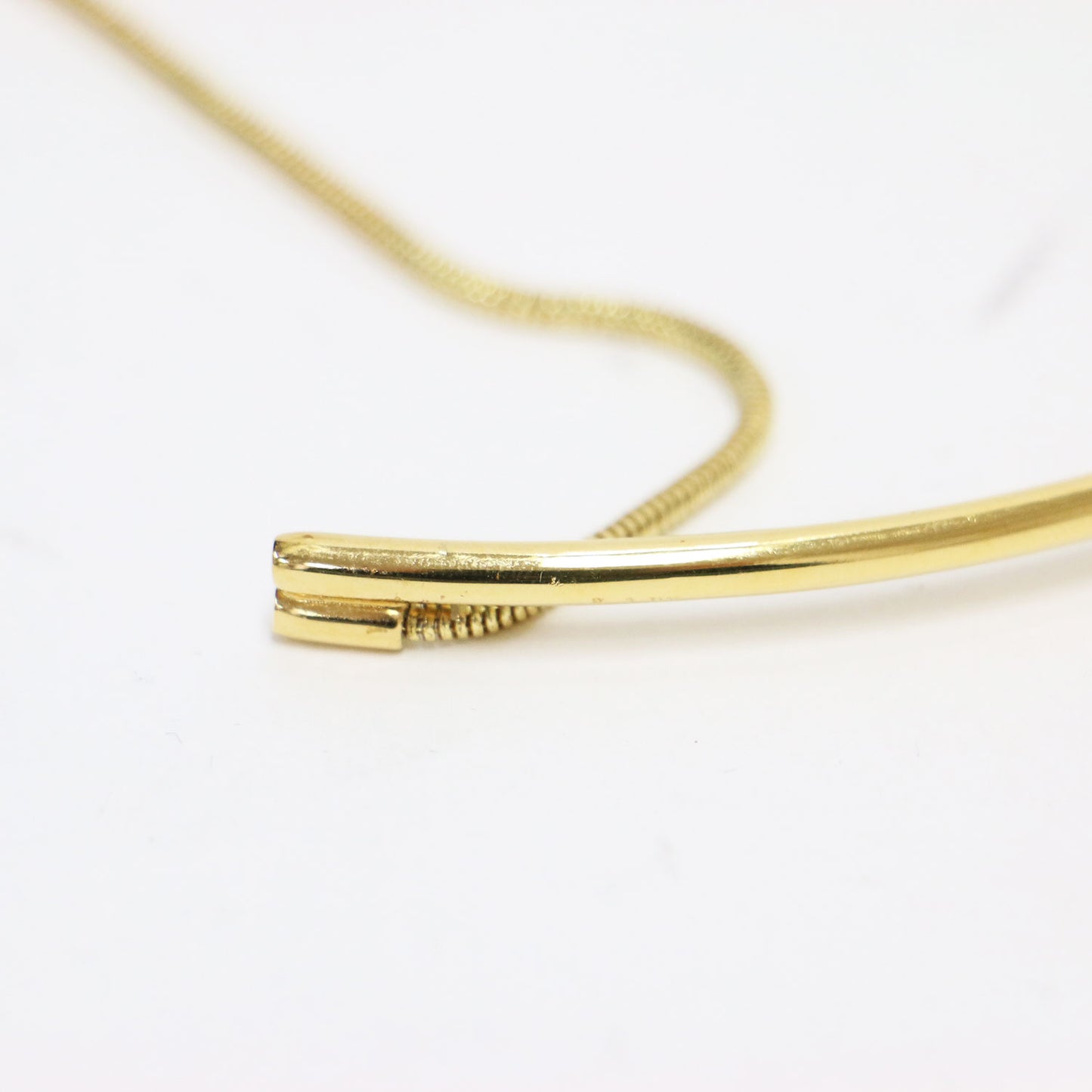 × Rouge vif la cle 別注 25春夏 チェーン付き チョーカー / ネックレス 2連 真鍮 18KG