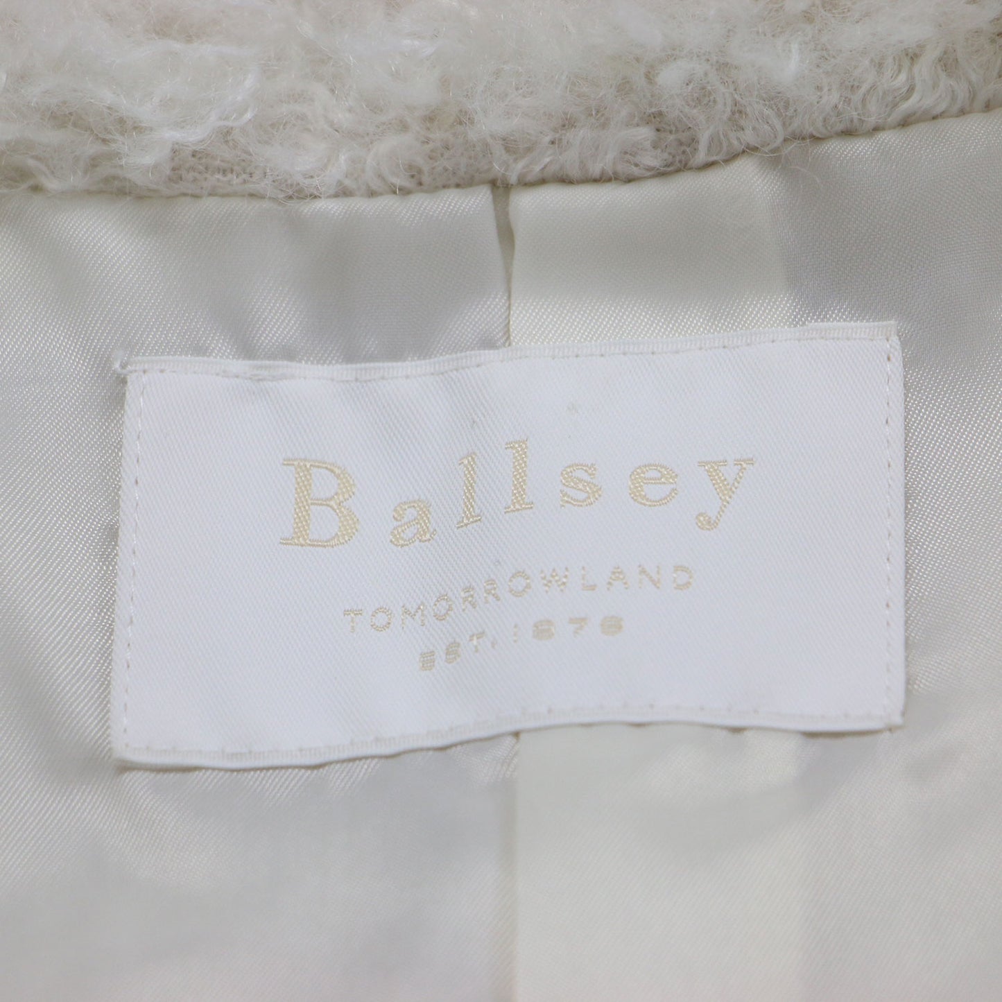 22秋冬 プードルファー クルーネック ジレ / ベスト ノースリーブ ミドル丈 フェイクファー