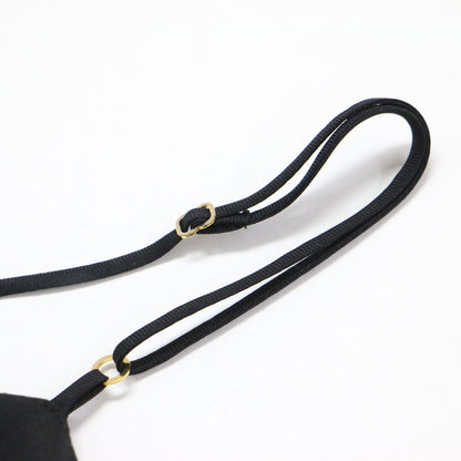 シルク Vネック キャミソール / ノースリーブ Aライン スリット