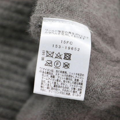 24秋冬 ウール フォックス クルーネック プルオーバー / ニット 長袖 コンパクト