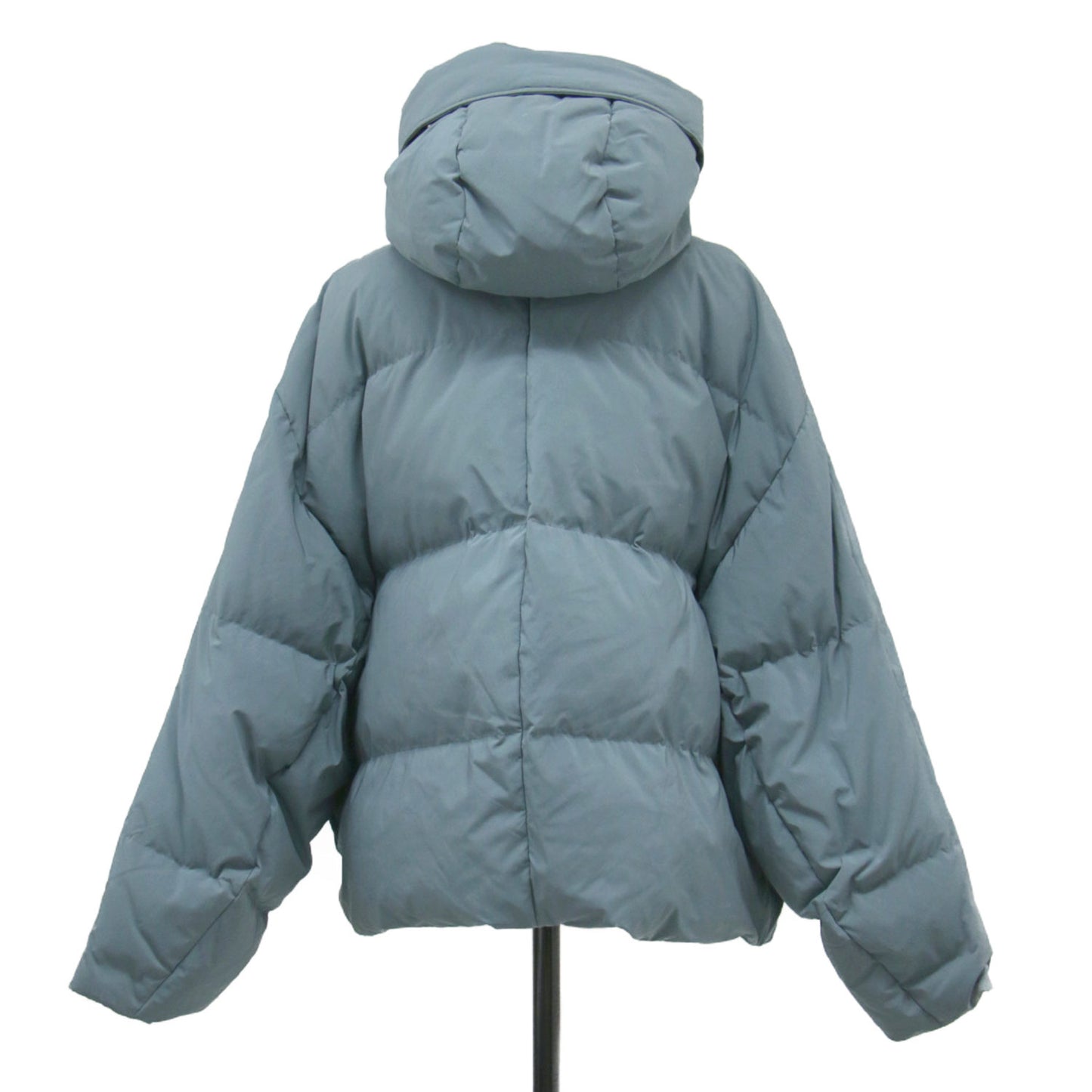 24秋冬 オルテン フード付き ダウンジャケット / olten ショートダウン 長袖 ハイネック ドロップショルダー ボックスシルエット