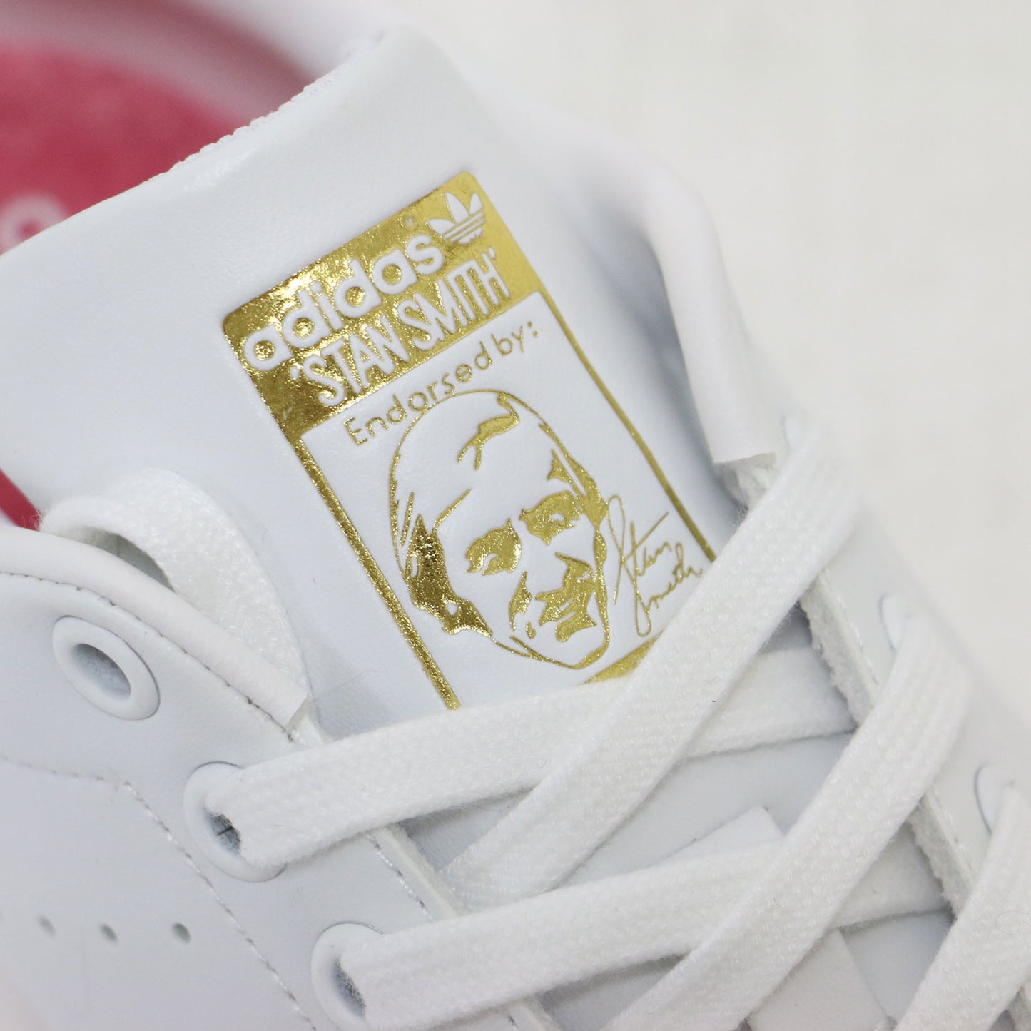 21春夏 STAN SMITH / ローカット レースアップ ハート ベロア 刺繍 ロゴ スニーカー