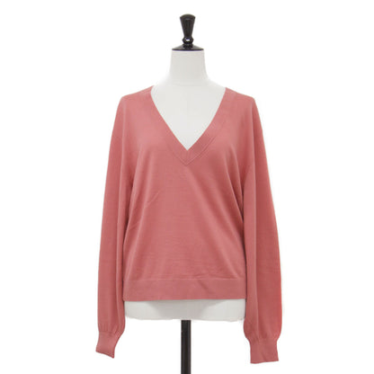 ウール Vネック プルオーバー / Refine Kalintha ニット 長袖 ワイド ハイゲージ