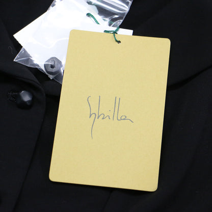 23秋冬 トリアセ ドライ ポンチジャケット / ボレロ 長袖 テーラード コンパクト フレア スリット