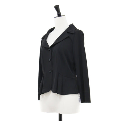 23秋冬 トリアセ ドライ ポンチジャケット / ボレロ 長袖 テーラード コンパクト フレア スリット