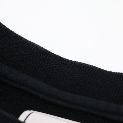 ディフォメーション ショート プルオーバー / Deformation short pullover スウェット 長袖 クルーネック ロゴ プリント コットン