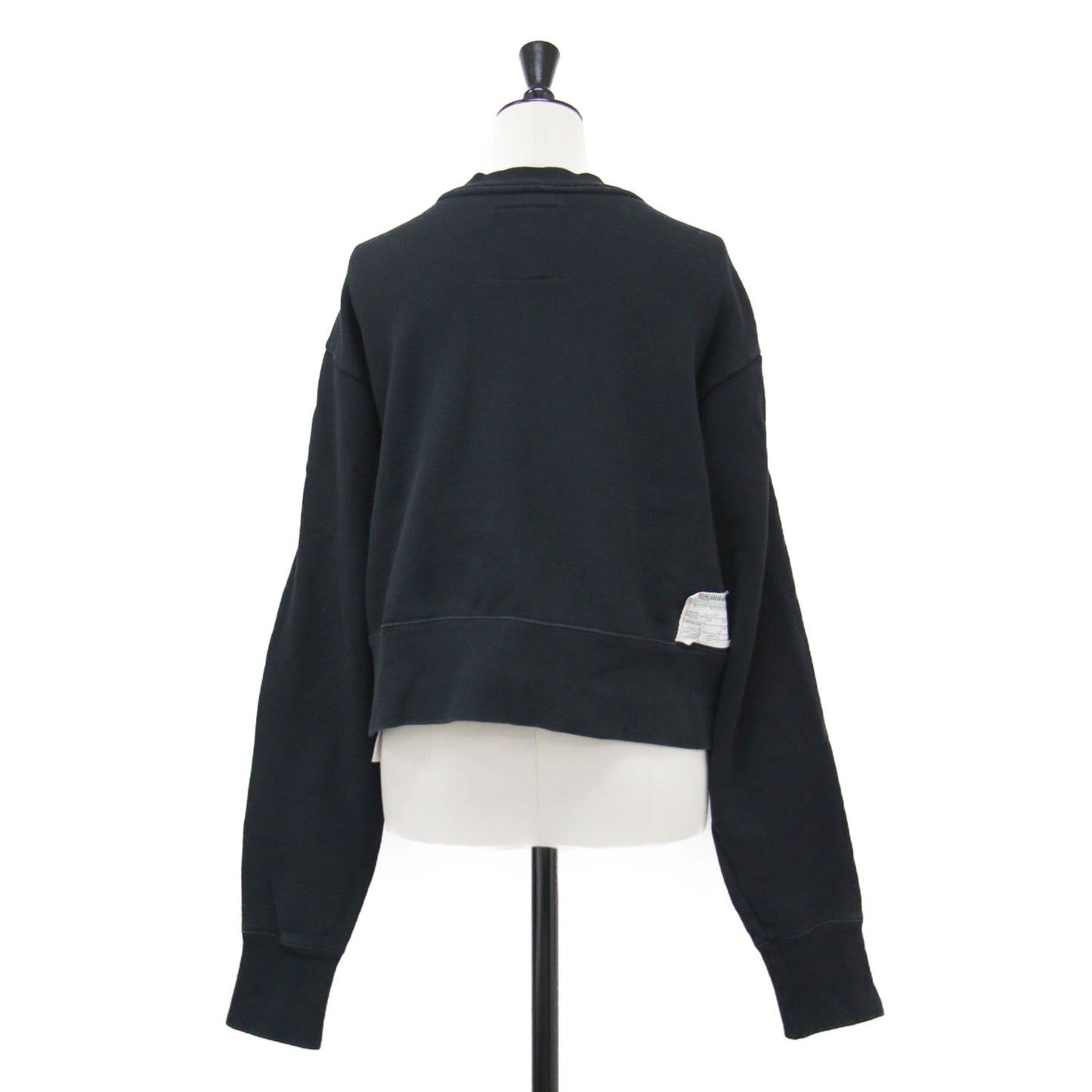 ディフォメーション ショート プルオーバー / Deformation short pullover スウェット 長袖 クルーネック ロゴ プリント コットン