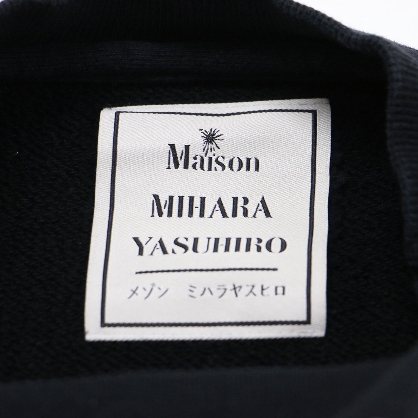 ディフォメーション ショート プルオーバー / Deformation short pullover スウェット 長袖 クルーネック ロゴ プリント コットン