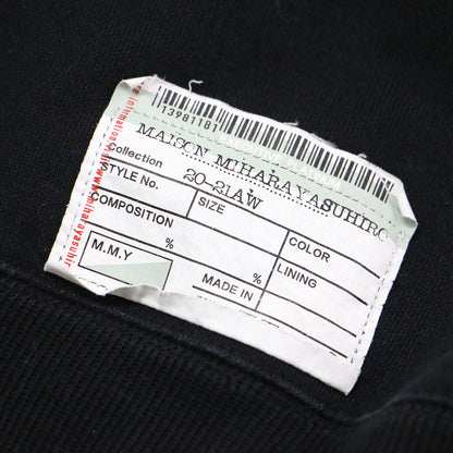 ディフォメーション ショート プルオーバー / Deformation short pullover スウェット 長袖 クルーネック ロゴ プリント コットン