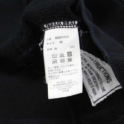 ディフォメーション ショート プルオーバー / Deformation short pullover スウェット 長袖 クルーネック ロゴ プリント コットン