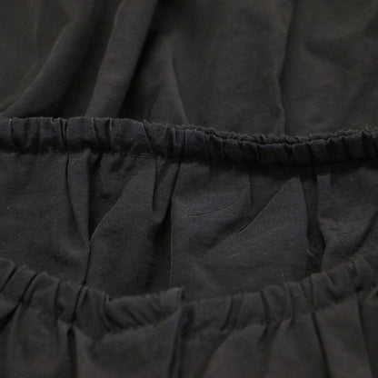 20秋冬 サブリナ トップス / SABRINA TOP ブラウス 七分袖 ボートネック パフスリーブ フリル ギャザー ワッペン コットン