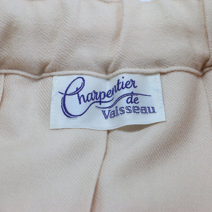 ウール プリーツスカート / フレア ミディ丈 ウエストゴム