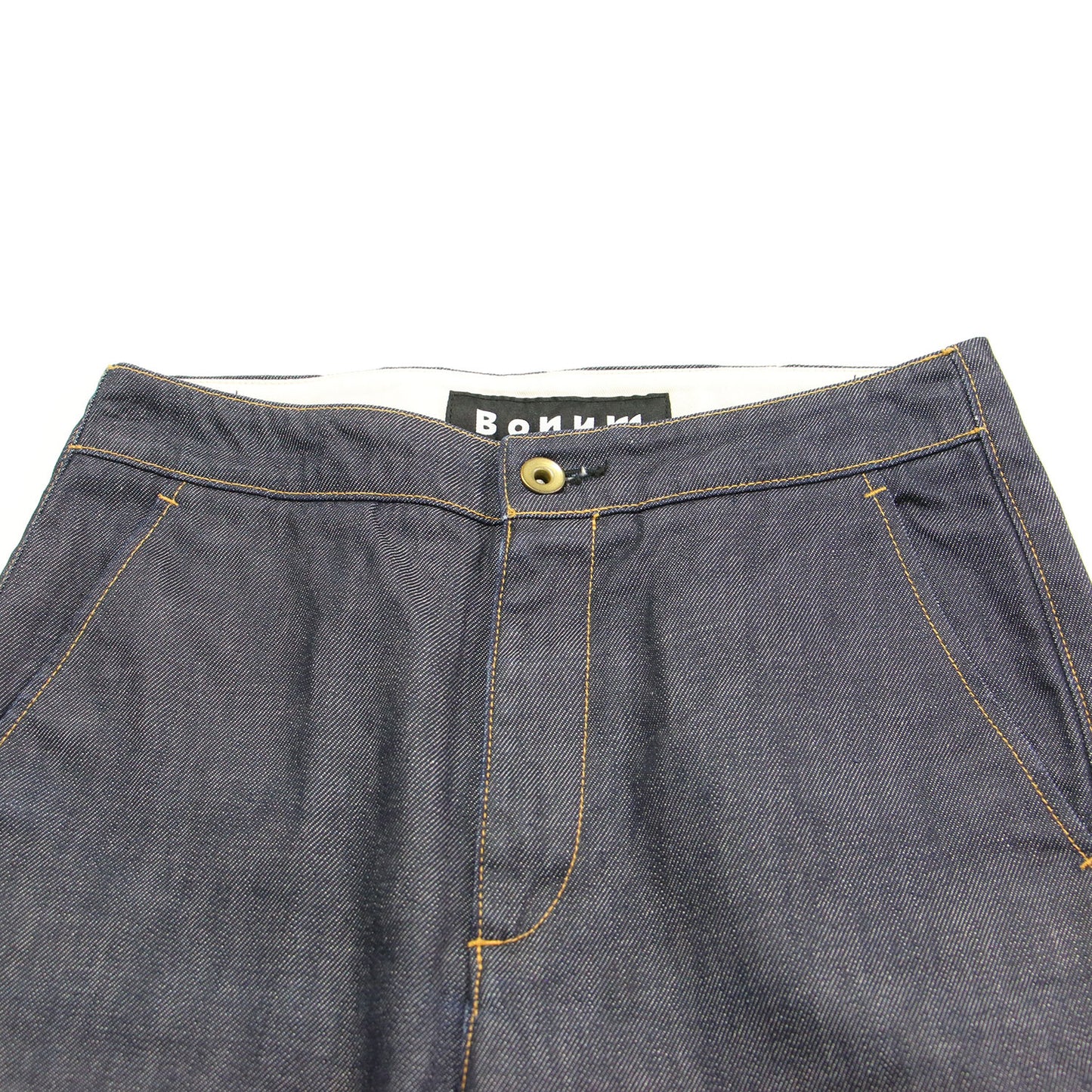 22春夏 スラックスデニム / SlacksDENIM ハイウエスト フルレングス フレア スリット コットン