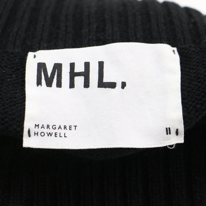 7G 天竺編み タートルネック プルオーバー / ニット 長袖 ラグラン ドロップショルダー ウール