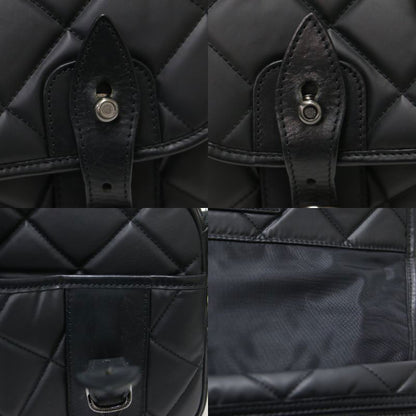 バチュー サーパス キルティング キャリーオール / ショルダーバッグ 2WAY 肩掛け クロスボディ ナイロン 牛革