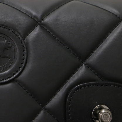 バチュー サーパス キルティング キャリーオール / ショルダーバッグ 2WAY 肩掛け クロスボディ ナイロン 牛革