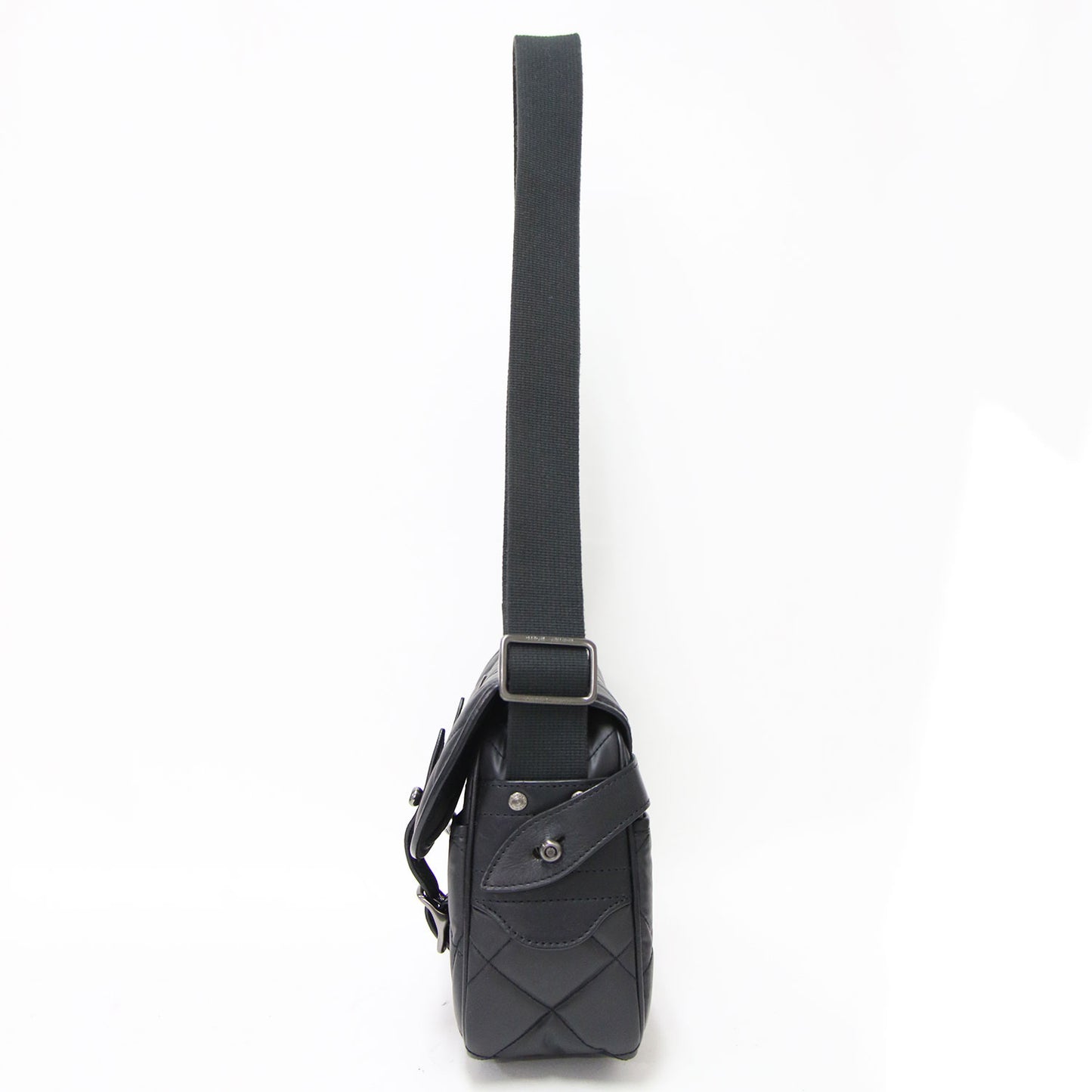 バチュー サーパス キルティング キャリーオール / ショルダーバッグ 2WAY 肩掛け クロスボディ ナイロン 牛革