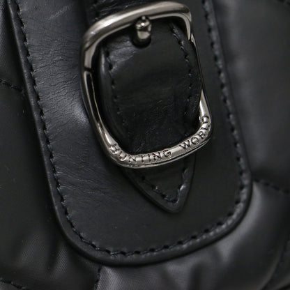 バチュー サーパス キルティング キャリーオール / ショルダーバッグ 2WAY 肩掛け クロスボディ ナイロン 牛革