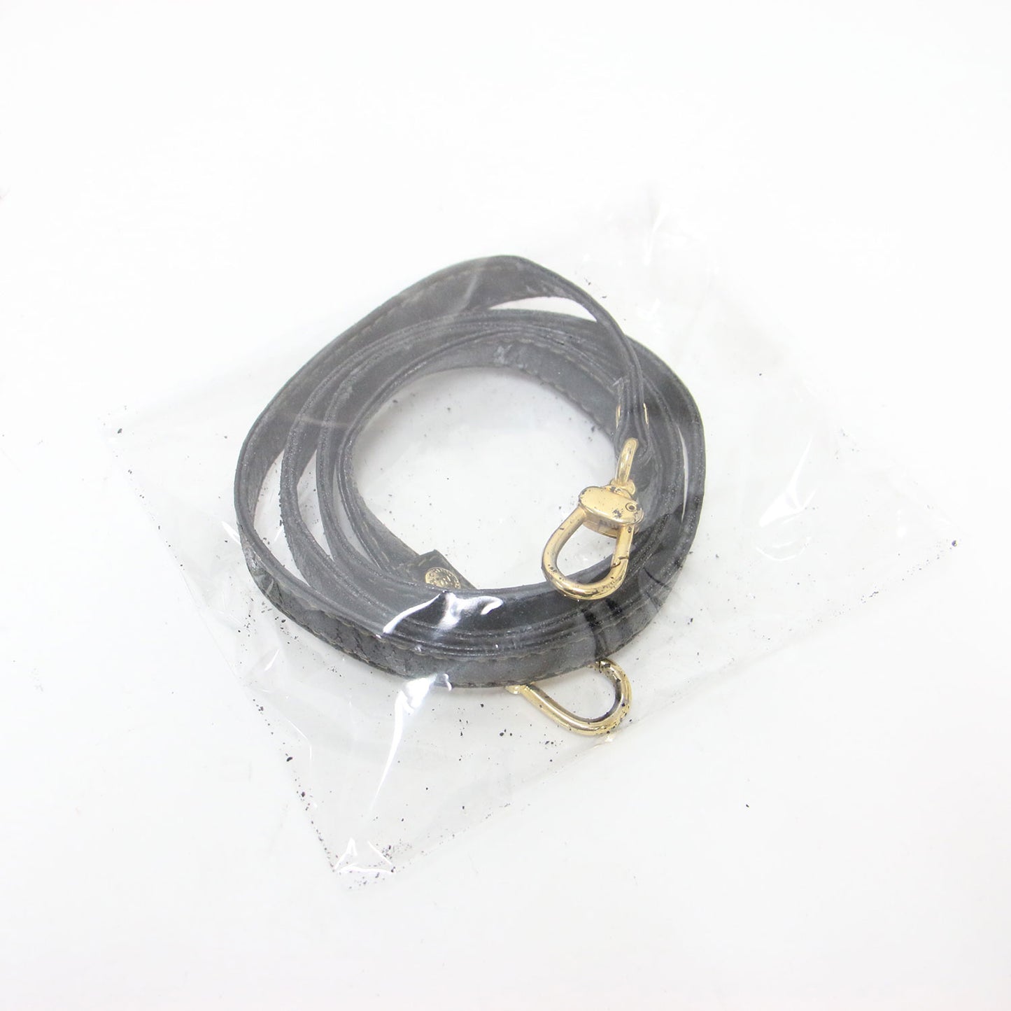 レザー ストライプ ハンドバッグ / ボストンバッグ ミニ ロゴ ステッチ 2WAY クロスボディ