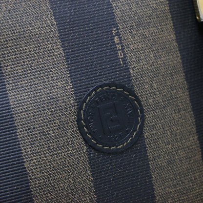 レザー ストライプ ハンドバッグ / ボストンバッグ ミニ ロゴ ステッチ 2WAY クロスボディ