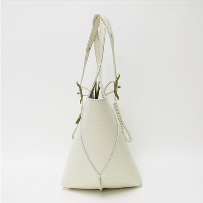 20春夏 ヘプタゴンリザード ハンドバッグ / 肩掛け 七角形 型押し レザー