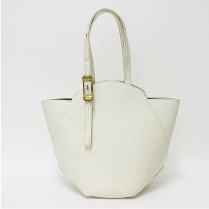 20春夏 ヘプタゴンリザード ハンドバッグ / 肩掛け 七角形 型押し レザー