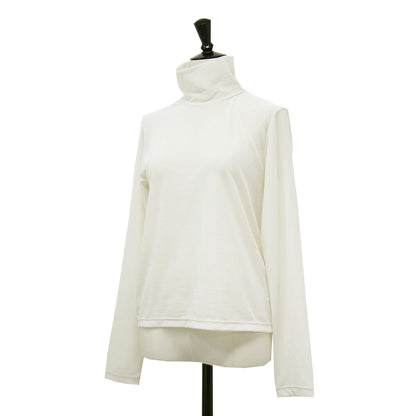 25秋冬 ベロア タートル カットソー / Tシャツ 長袖 シアー