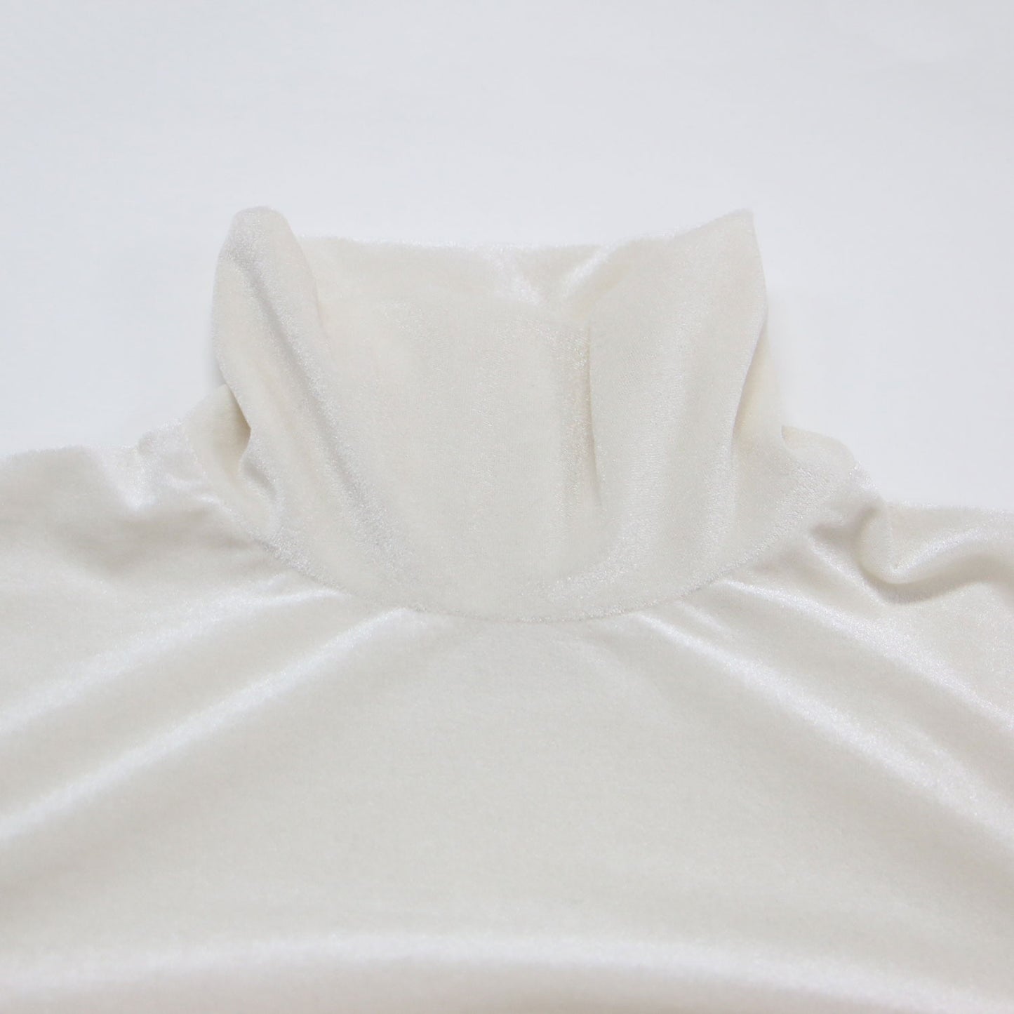 25秋冬 ベロア タートル カットソー / Tシャツ 長袖 シアー